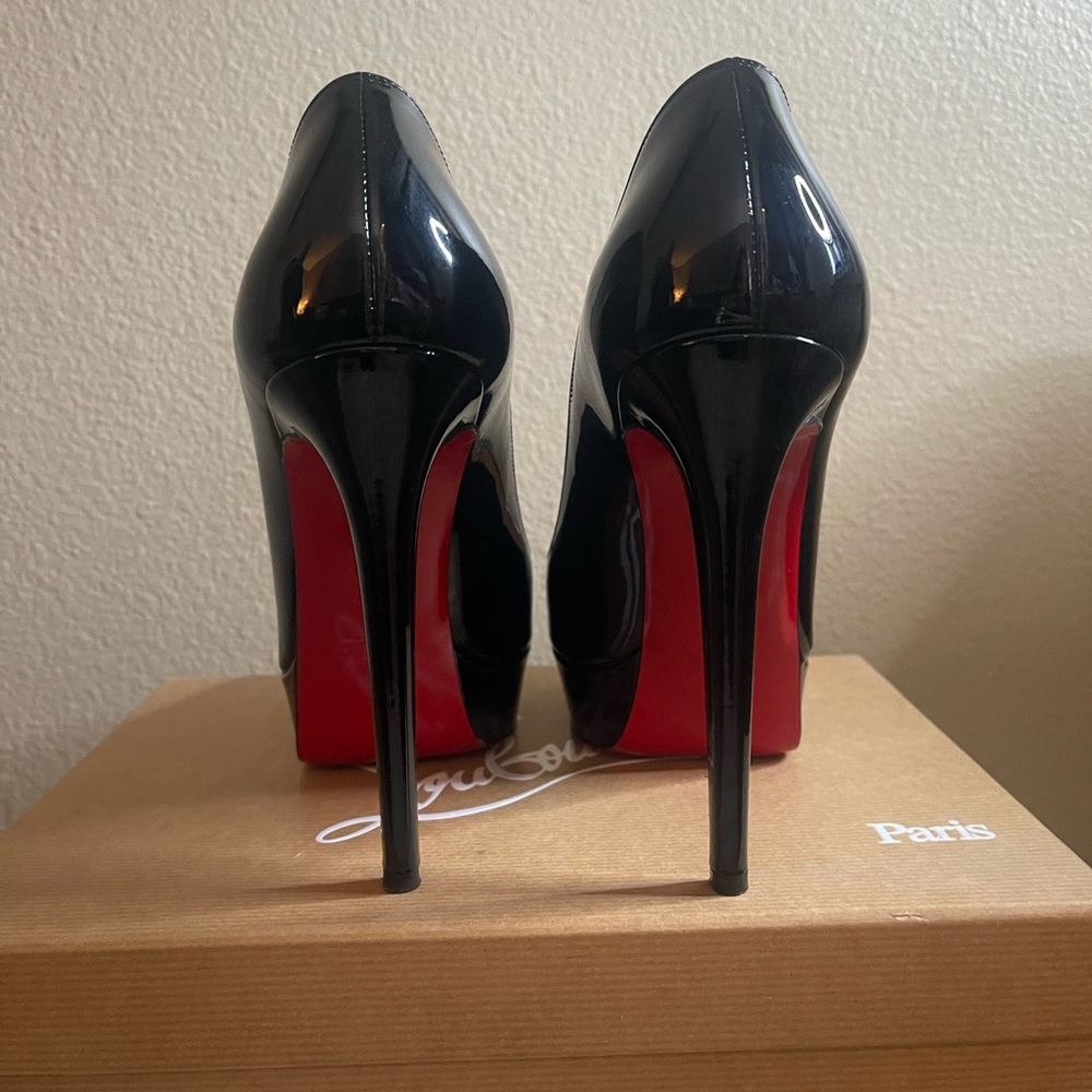 Christian Louboutin Women’s Heels. Worn twice. Bianca style 5.5 inch heels